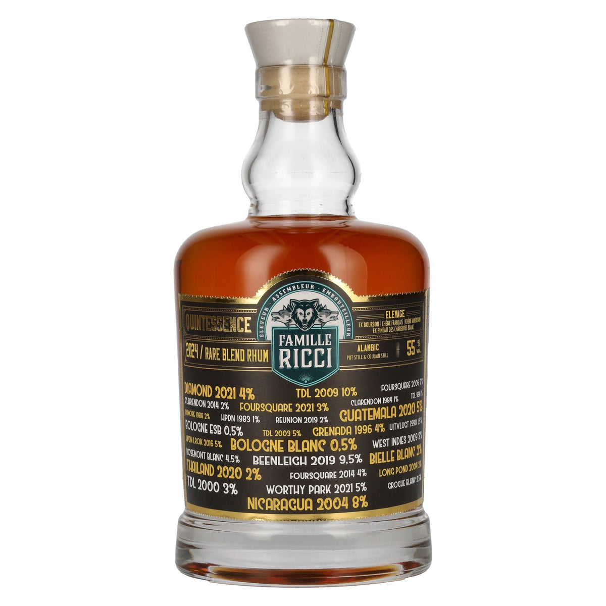 Famille Ricci Quintessence Rare Blend Rum 2024 55% vol. 0.7 l