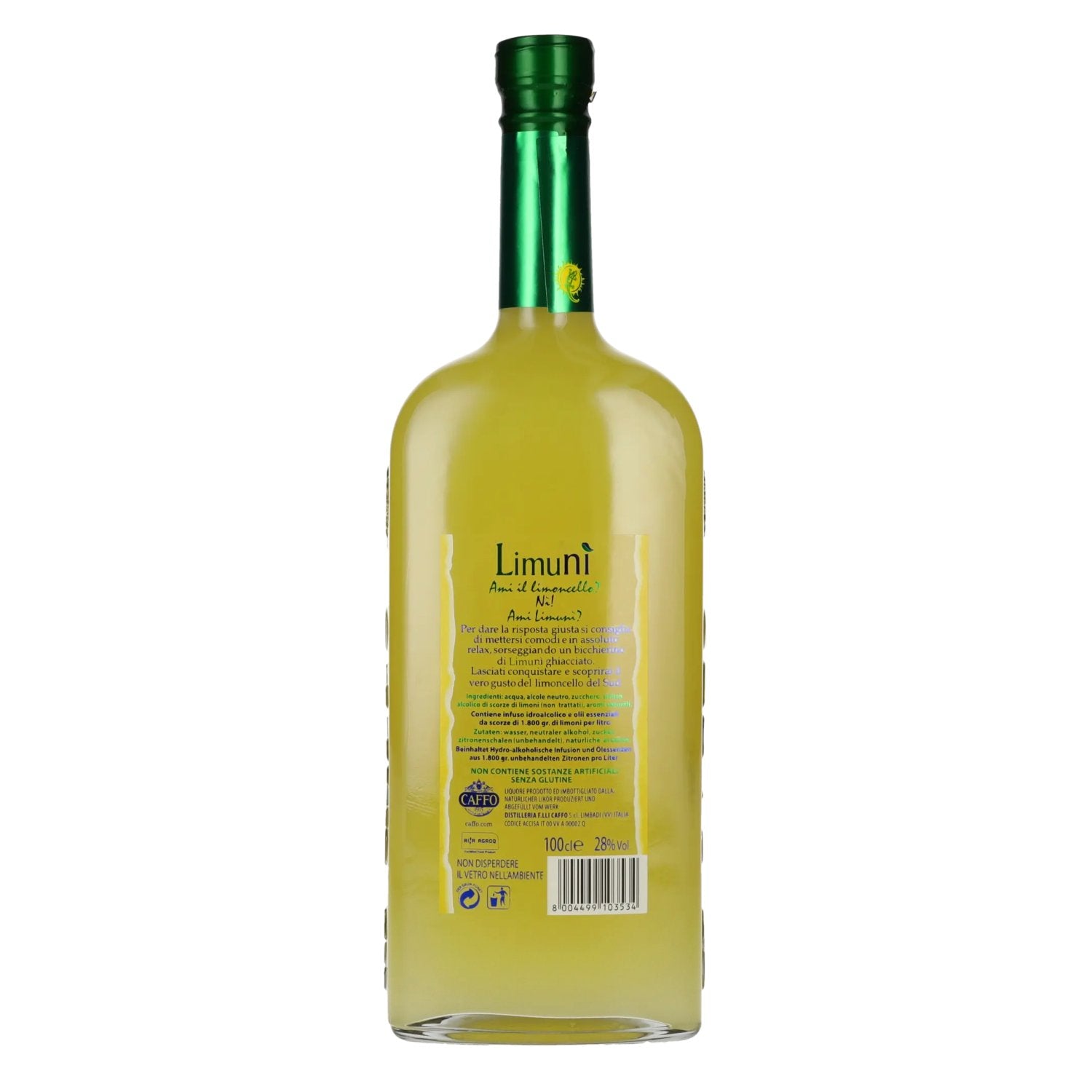 Limunì Il Limoncello del Sud 28% vol. 1l