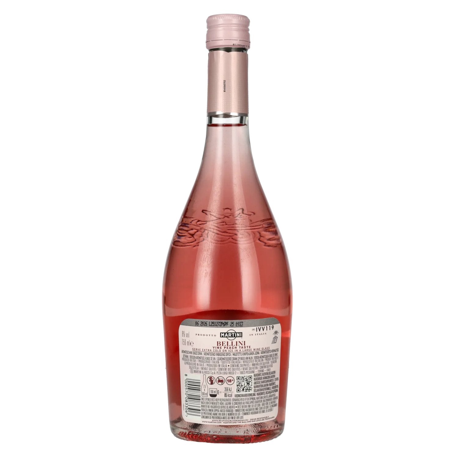 Martini BELLINI Vine Peach Taste 8% Vol. 0,75l