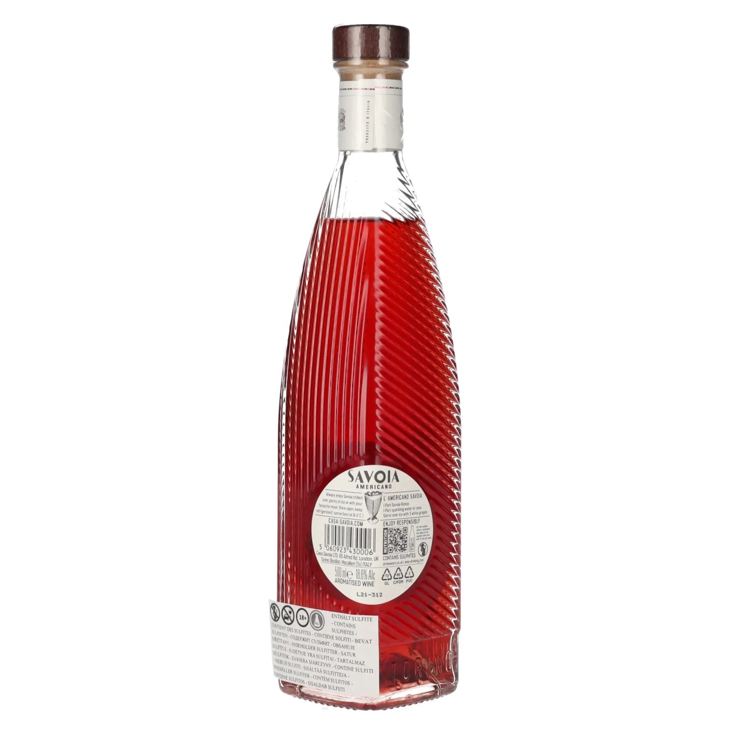 Savoia Americano Rosso Amaro Dolce 18,6% Vol. 0,5l