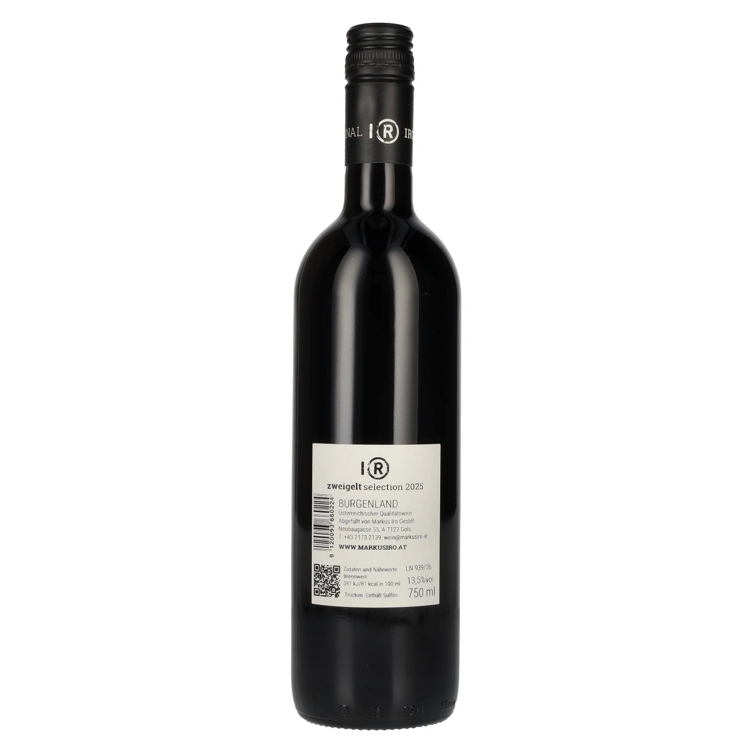 IRO Zweigelt Selection 2025 13,5% Vol. 0,75l