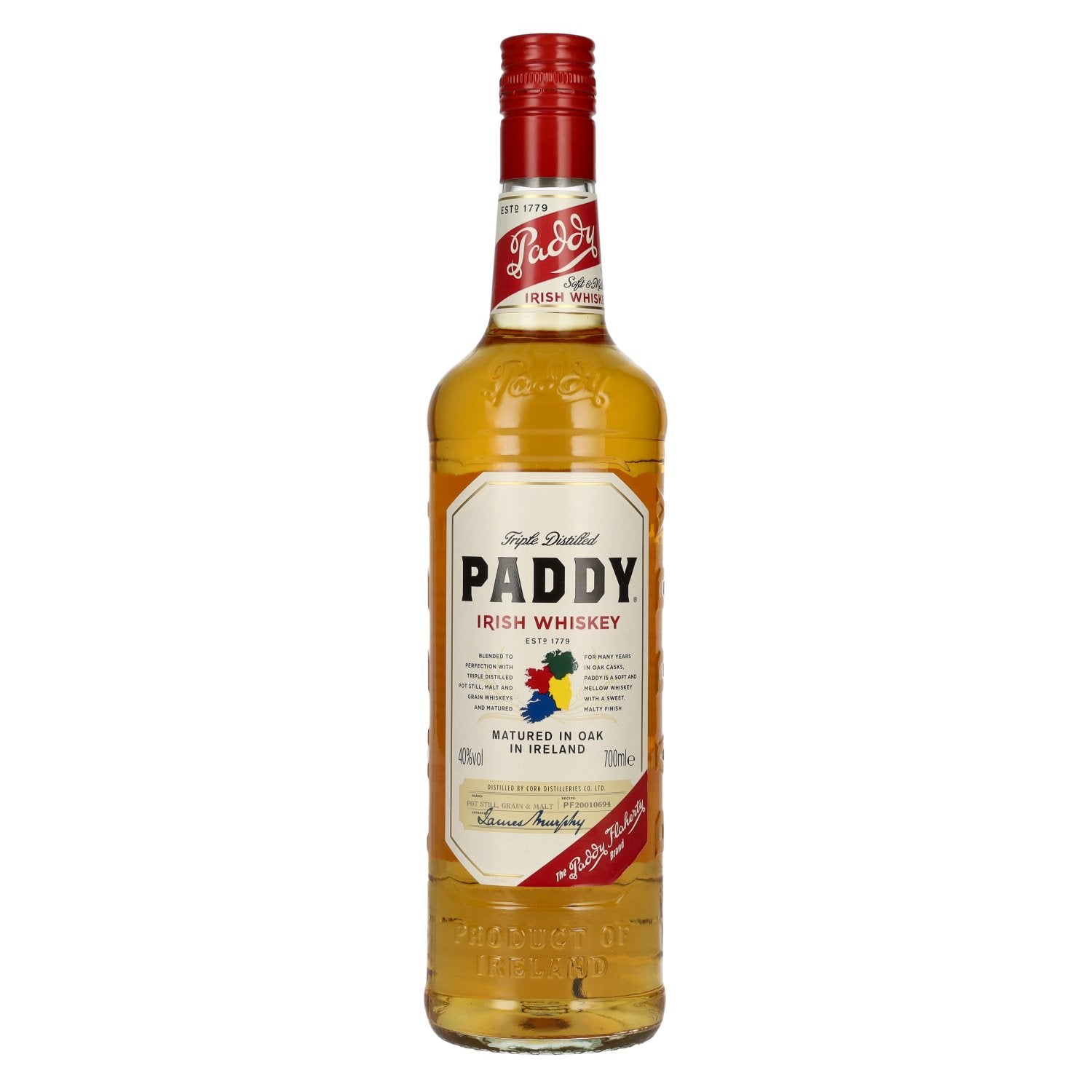 Paddy Irish Whiskey 40% Vol. 0,7l