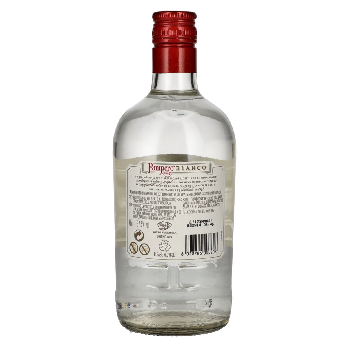 Pampero Añejo BLANCO 37.5% vol. 0.7 l