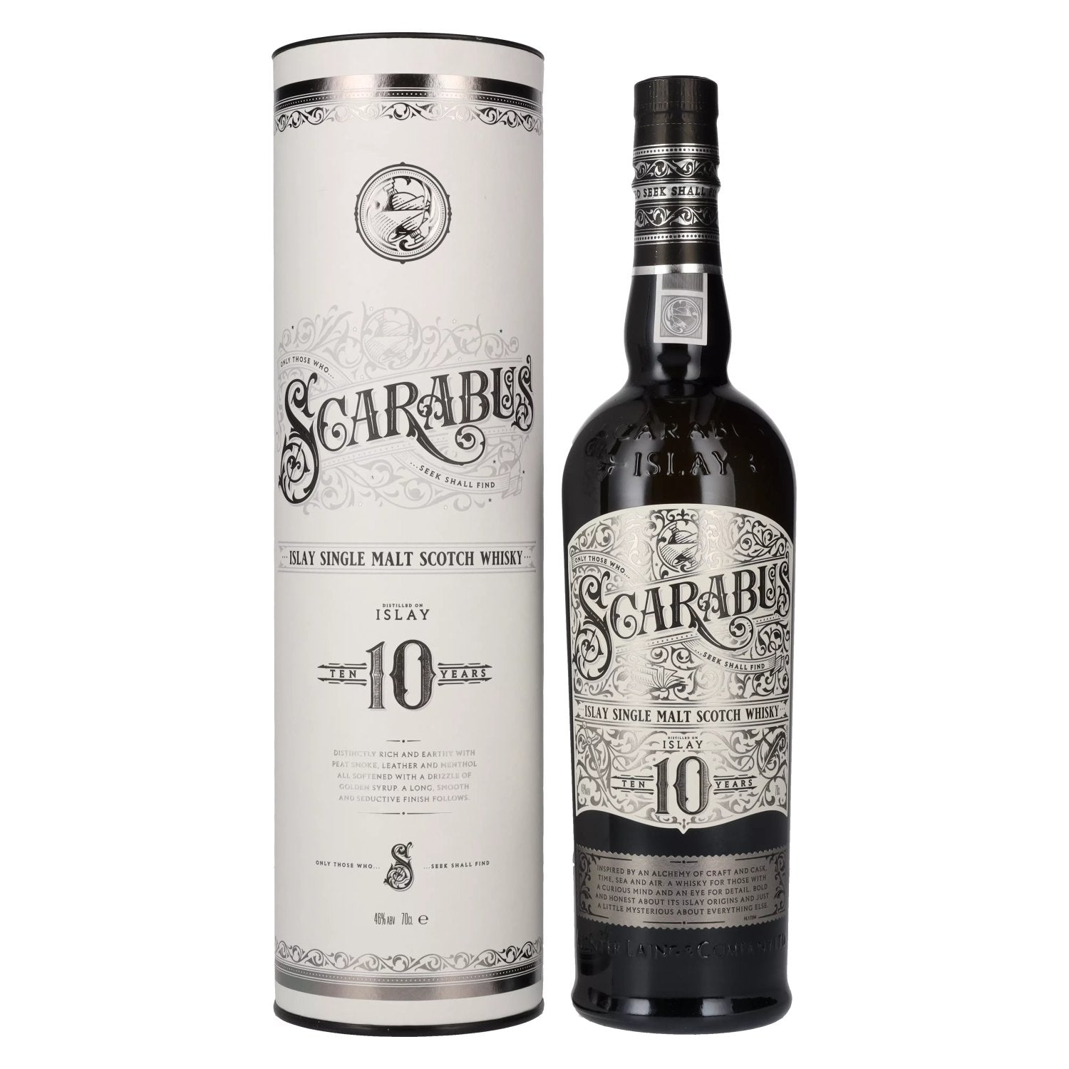 Hunter Laing SCARABUS 10 Years Old Islay Single Malt 46% Vol. 0,7l in geschenkverpakking
