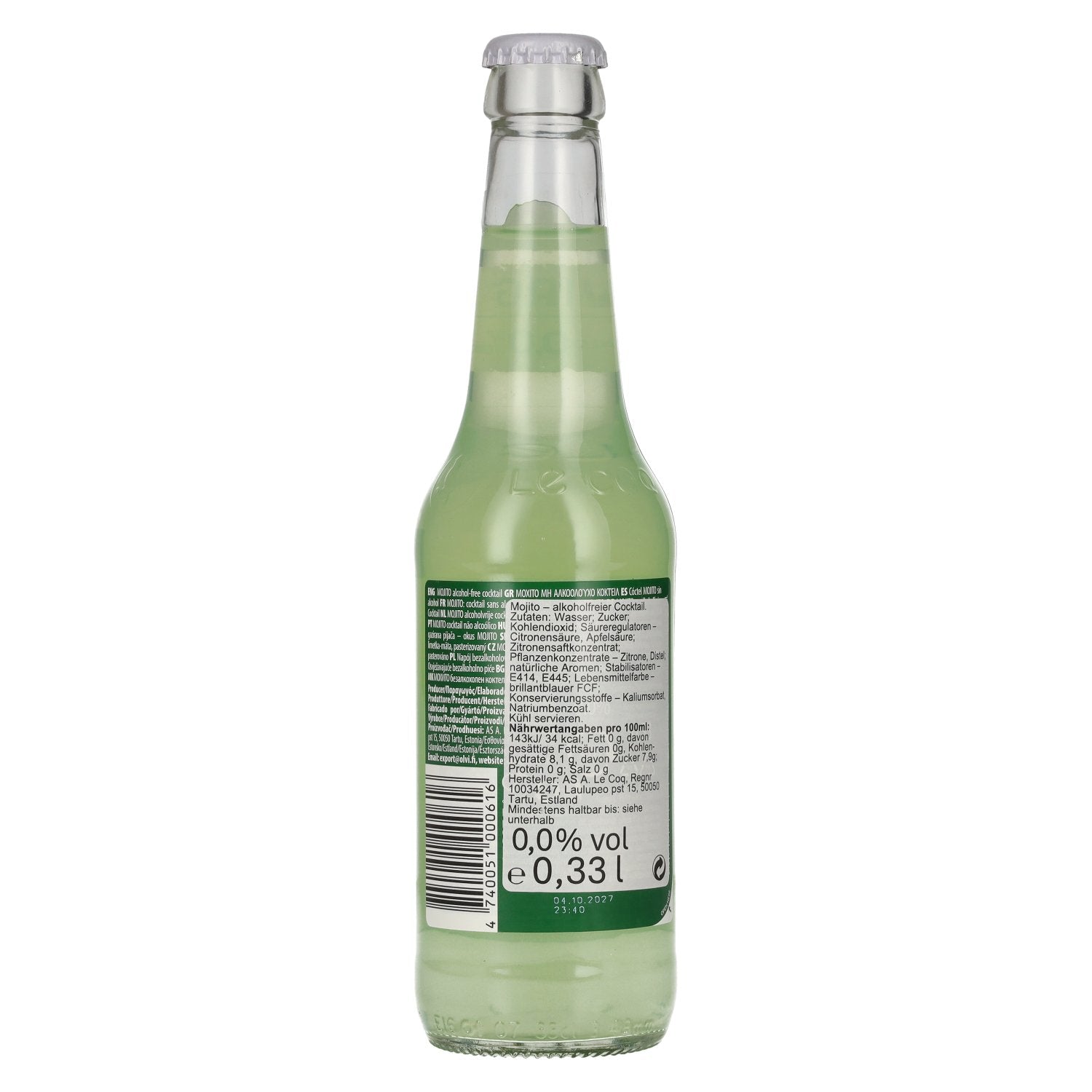 Le Coq MOJITO CLASSIC alcohol-free 0.0% 24x0,33l