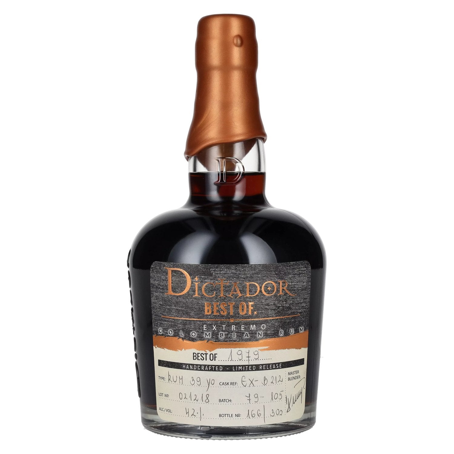 Dictador BEST OF 1979 EXTREMO Colombiaanse Rum Limited Release 42% Vol. 0,7l