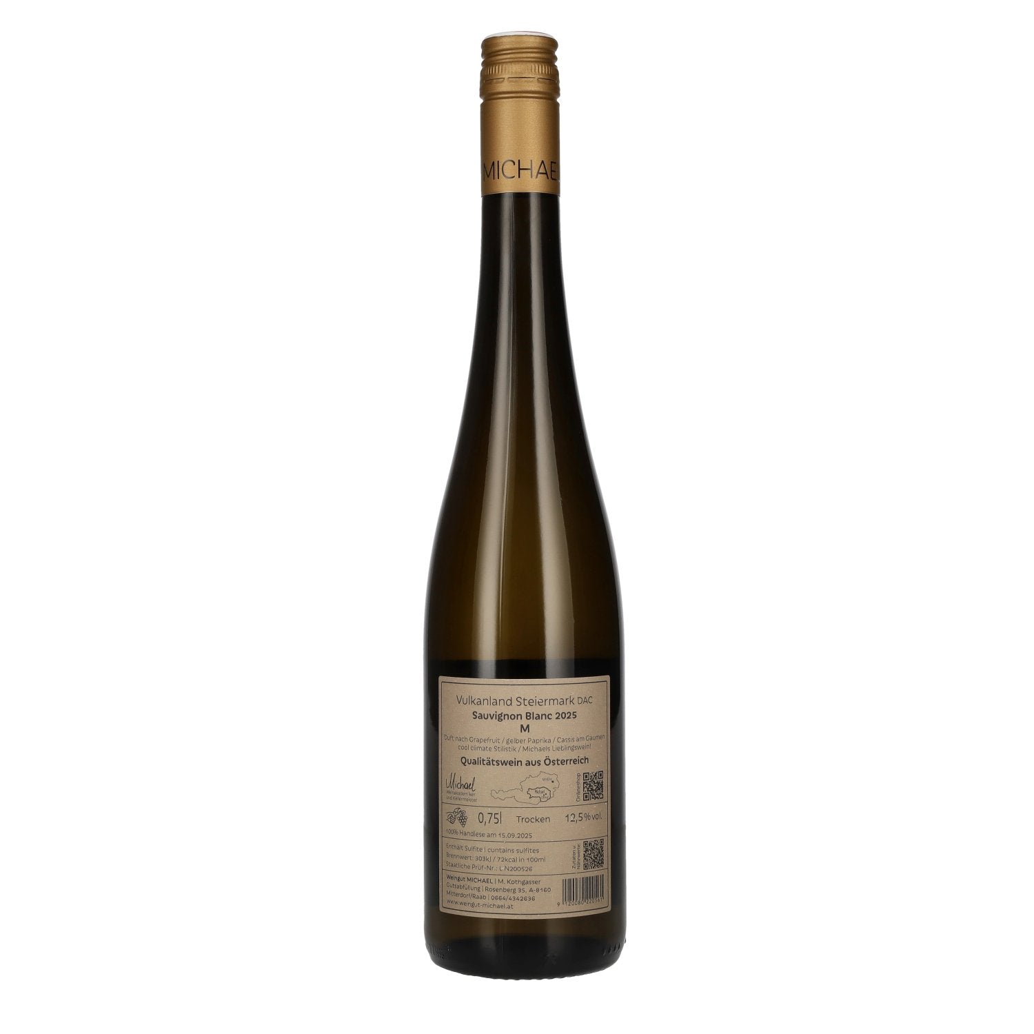 MICHAEL Sauvignon Blanc M Vulkanland Steiermark DAC 2025 12,5% Vol. 0,75l