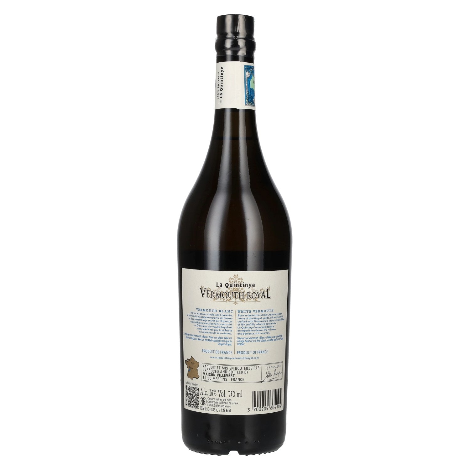 La Quintinye Vermouth Royal Blanc 16% Vol. 0,75l