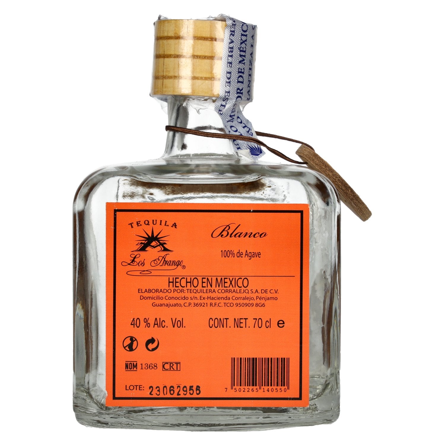 Los Arango Tequila Blanco 100% de Agave 40% Vol. 0,7l
