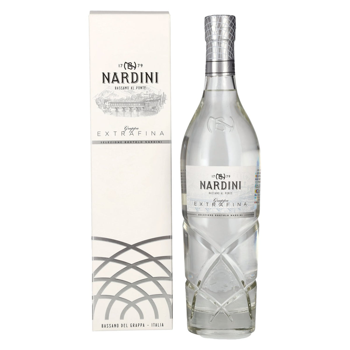 Nardini Grappa EXTRAFINA 42% vol. 0,7 l in geschenkverpakking
