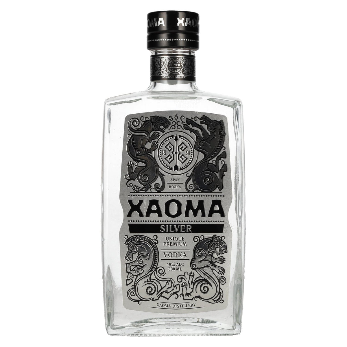 Xaoma Silver Premium Vodka 40 % vol., 0,5 l