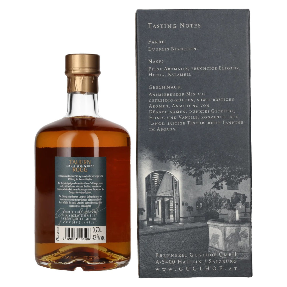 Guglhof TAUERN ROGG 8 Years Old Sauternes Single Cask 42% vol. 0.7 l in a gift box