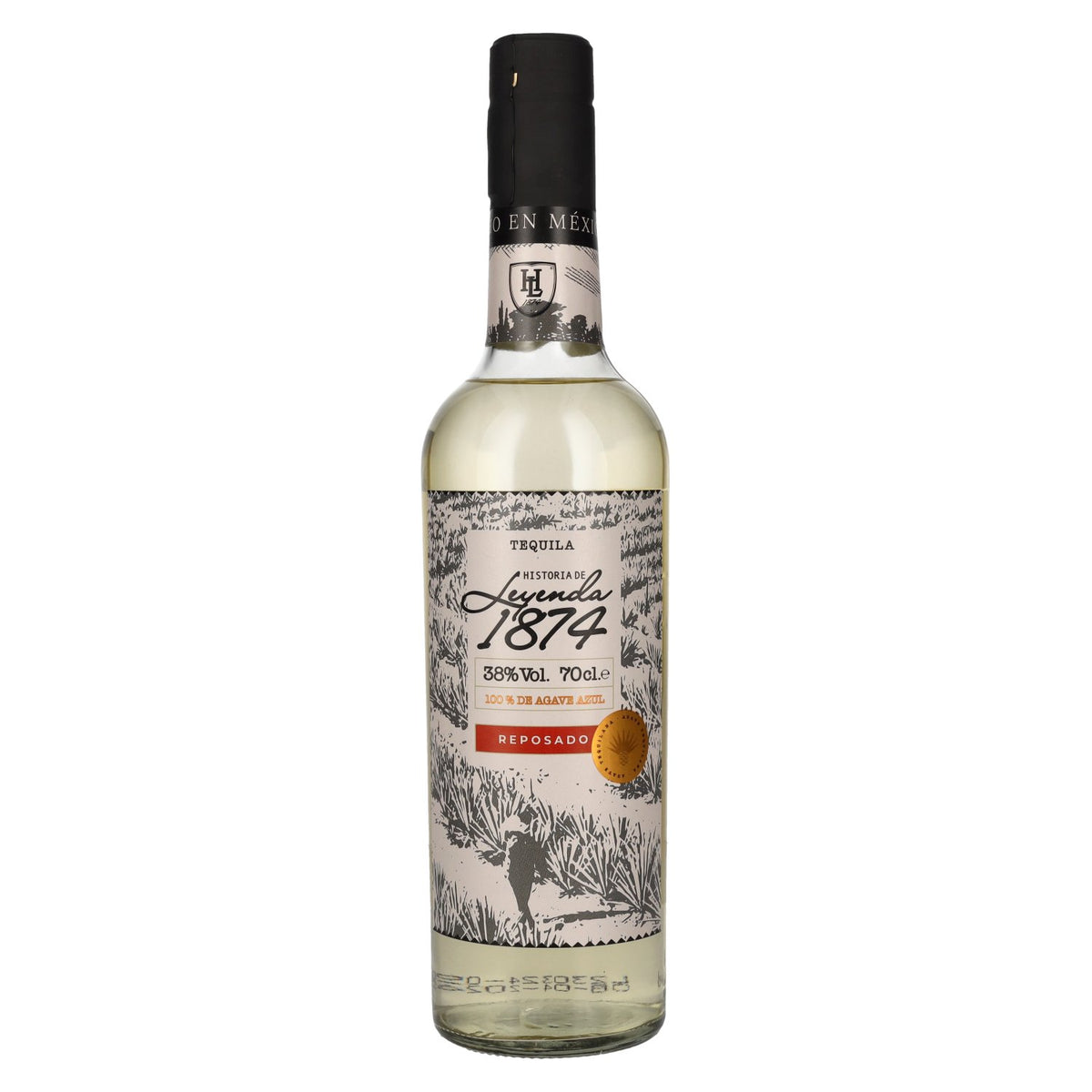 Historia de Leyenda 1874 Reposado 100% blauwe agave 38% vol. 0,7 l