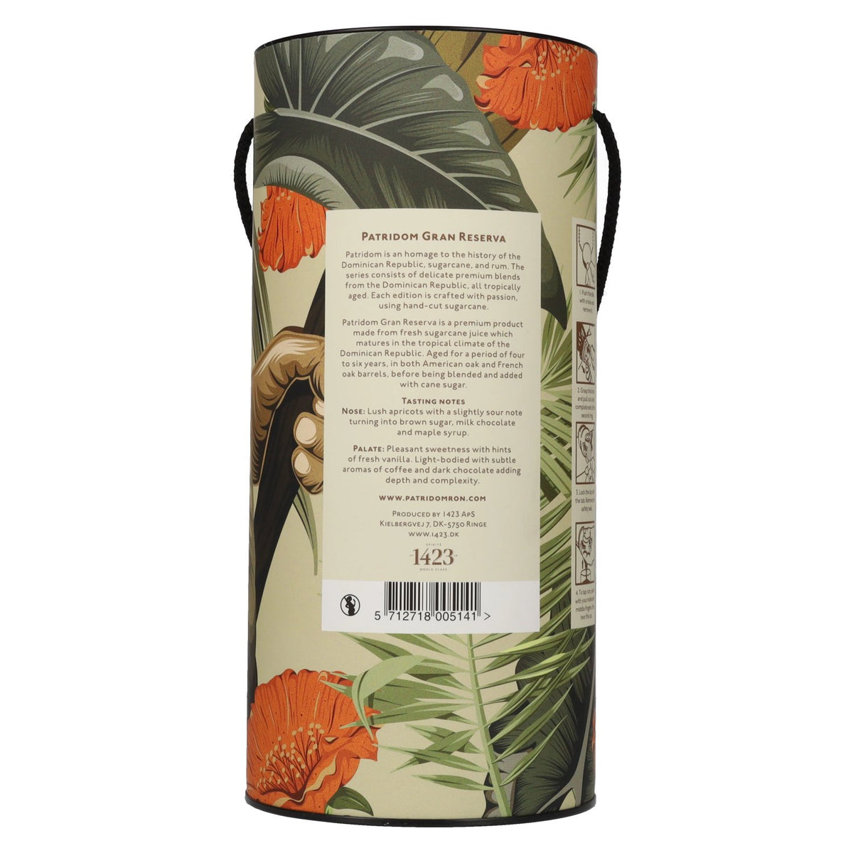 Patridom GRAN RESERVA Dominicano Spirit Drink ZAK 40% vol. 3 l PET