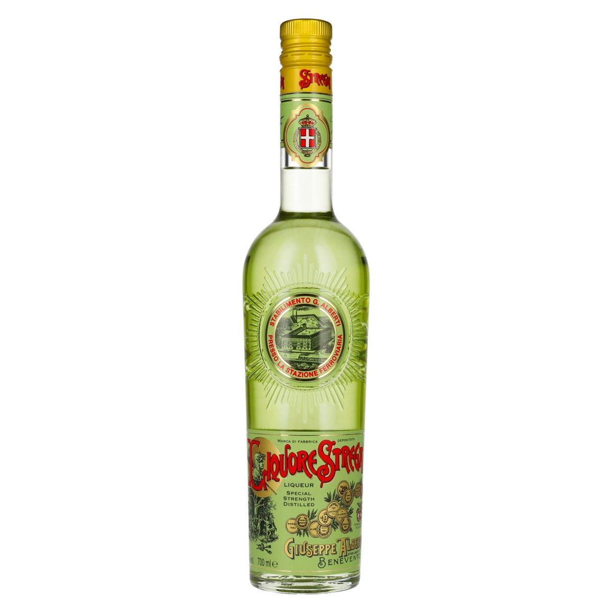Liquore Strega Verde 55% ABV 0.7l
