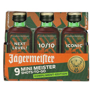 Jägermeister 9-JägerPack Édition « Kompliment » 35 % vol. 9 x 0,02 l