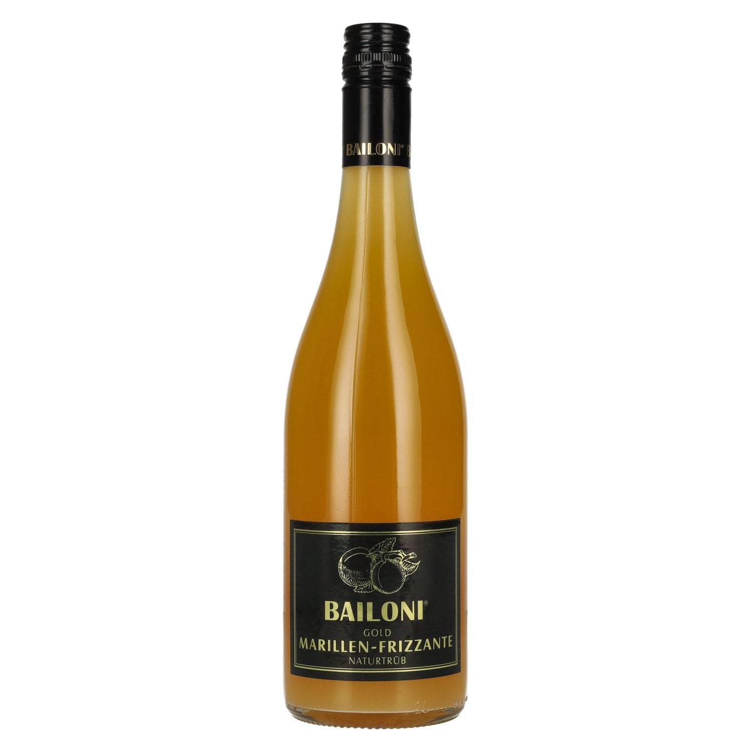Bailoni Gold Marillen-Frizzante naturtrüb 6% Vol. 0,75l