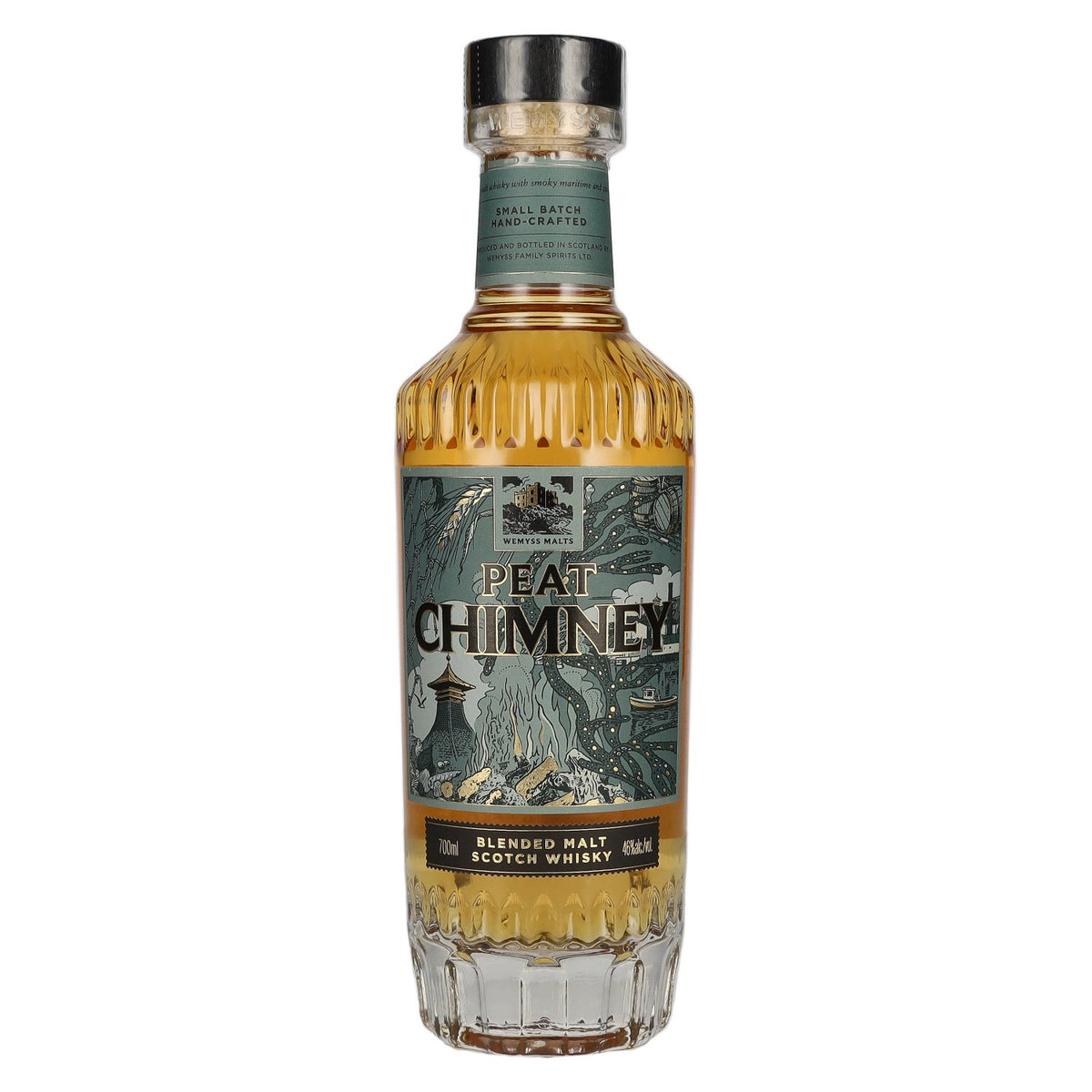 Wemyss Malts Peat Chimney Blended Malt Scotch Whisky 46% vol. 0,7 l