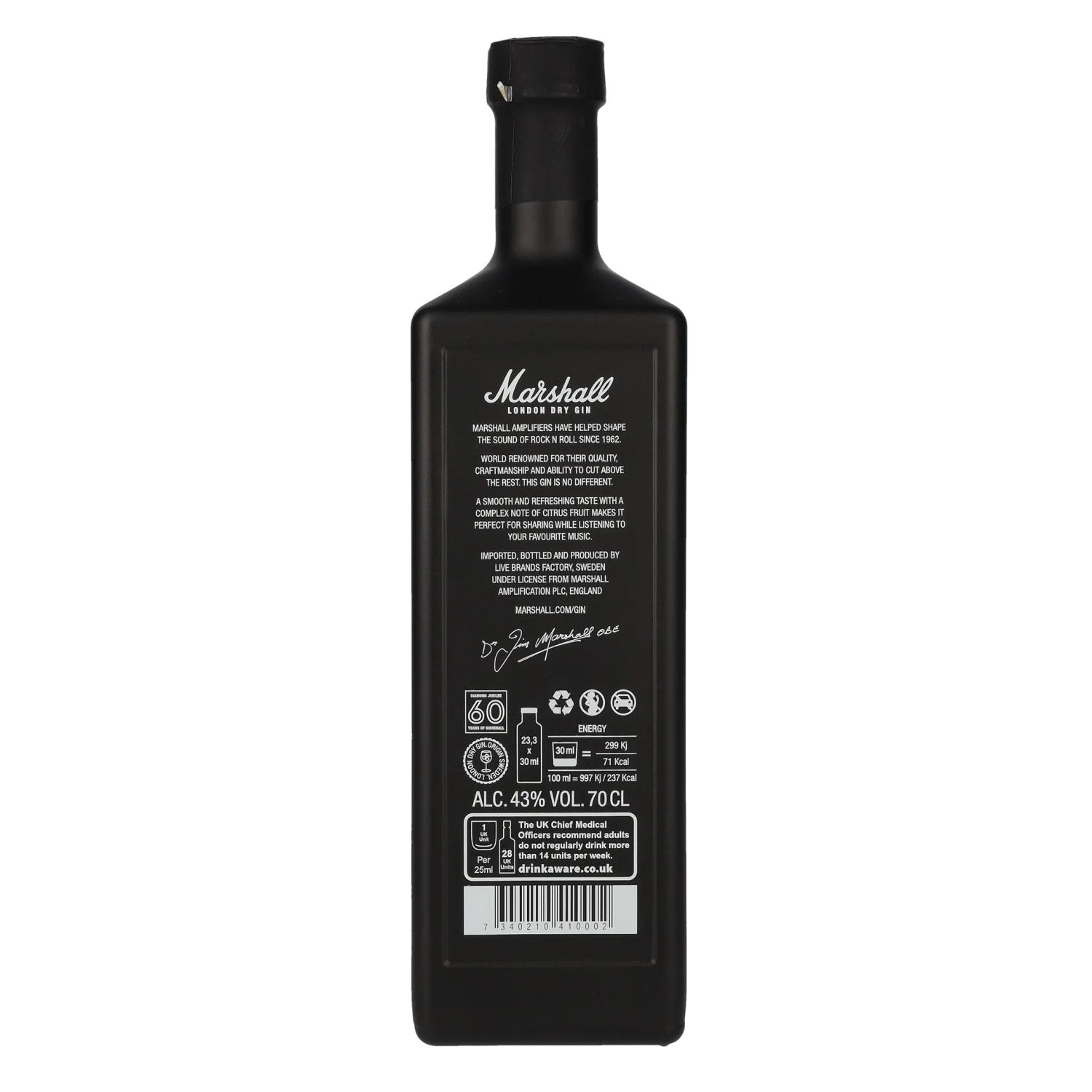 Marshall London Dry Gin 43% vol. 0,7l