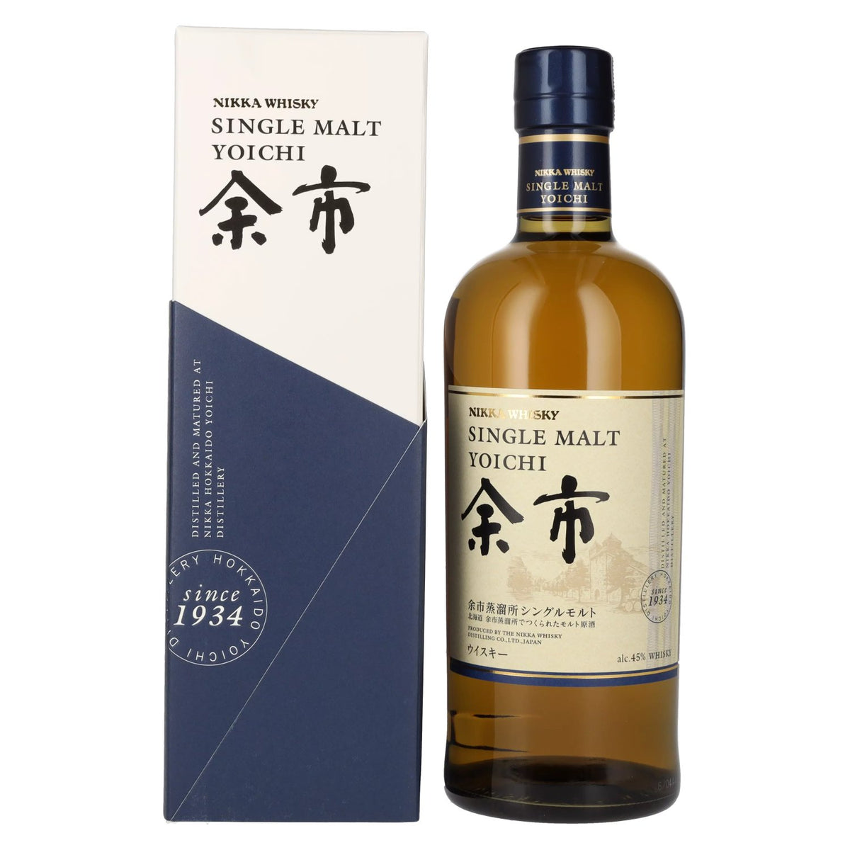 Nikka Yoichi Single Malt Whisky 45% ABV, 0.7l, in a gift box