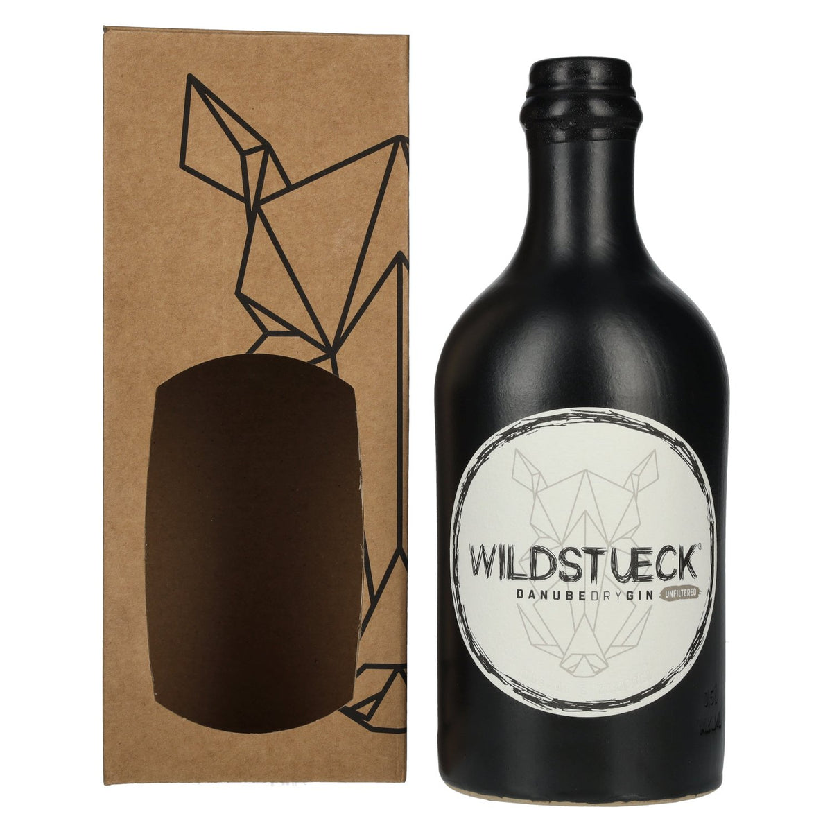 Wildstueck Danube Dry Gin Unfiltered 42% Vol. 0,5l in Geschenkbox
