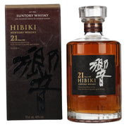 Suntory Hibiki Whisky 21 ans d'âge, 43 % vol., 0,7 l, dans un coffret cadeau