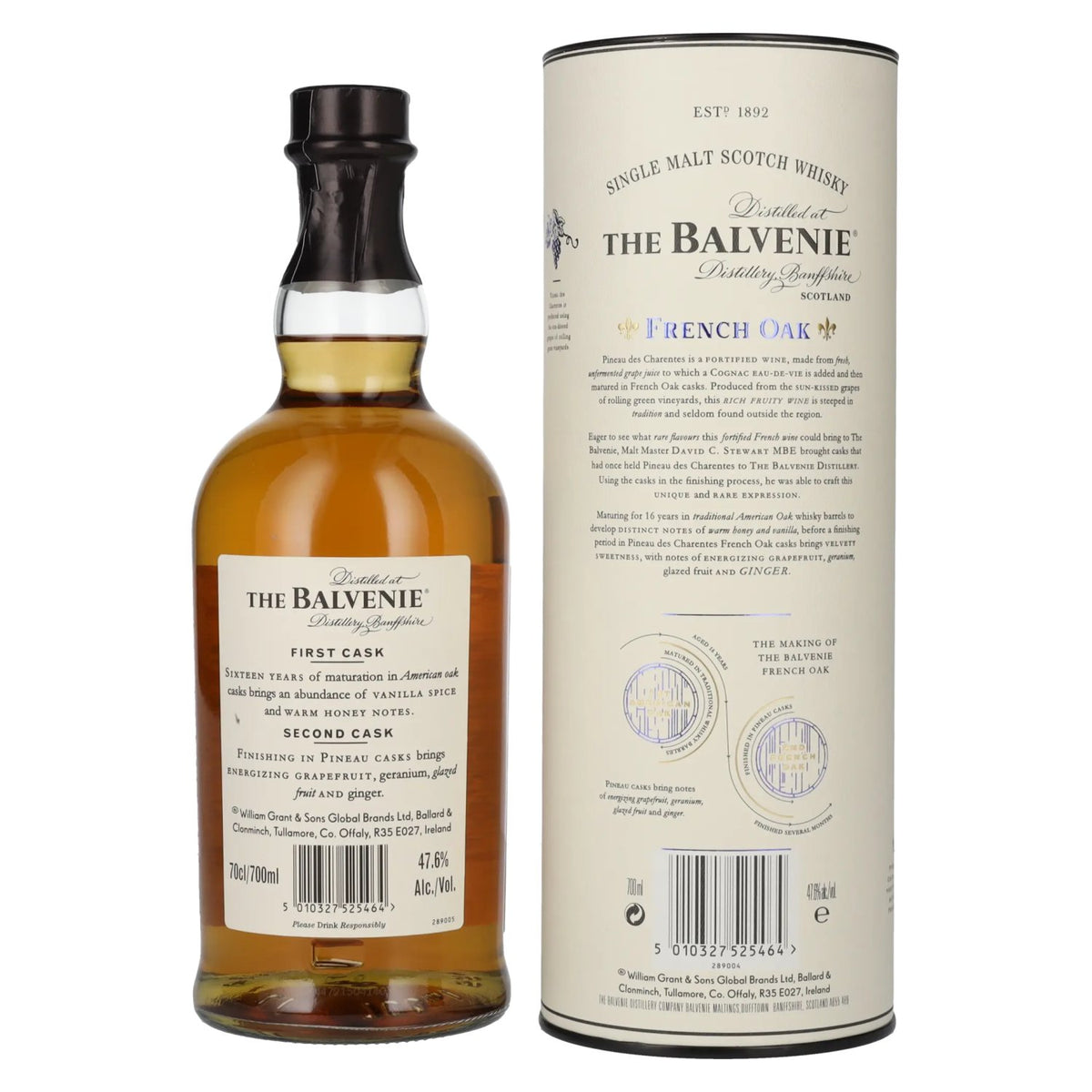 The Balvenie 16 Years Old French Oak 47,6% Vol. 0,7l in Geschenkbox