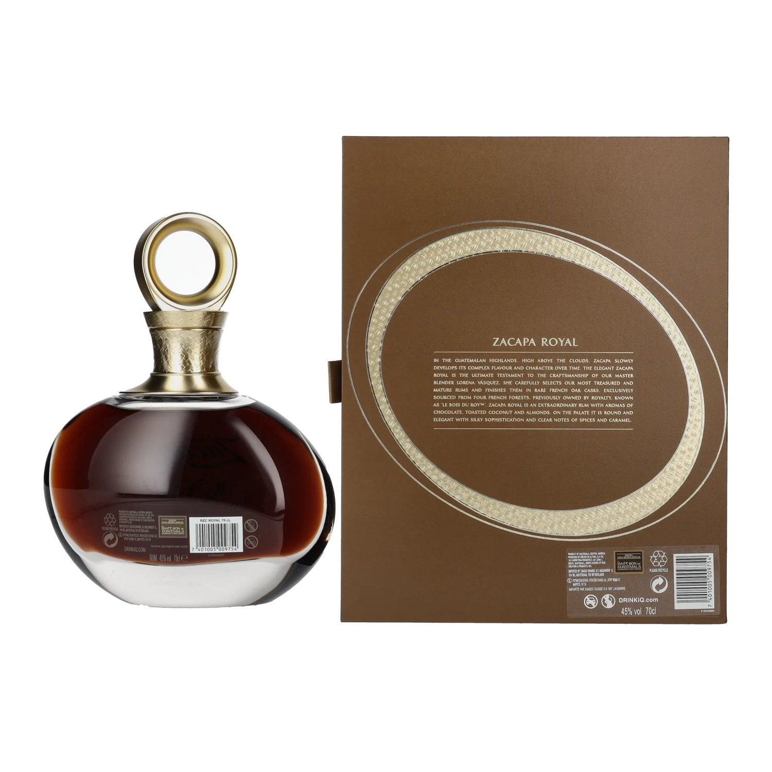 Ron Zacapa Centenario ROYAL Solera Gran Reserva Especial 45% Vol. 0,7l in geschenkverpakking