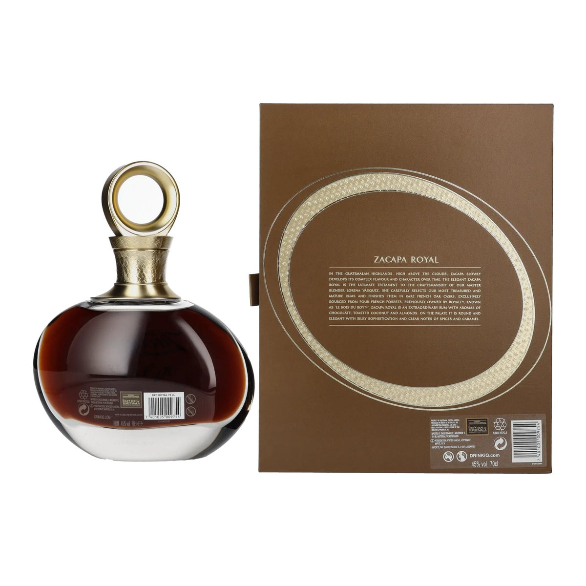 Ron Zacapa Centenario ROYAL Solera Gran Reserva Especial 45% vol. 0,7 l in geschenkverpakking