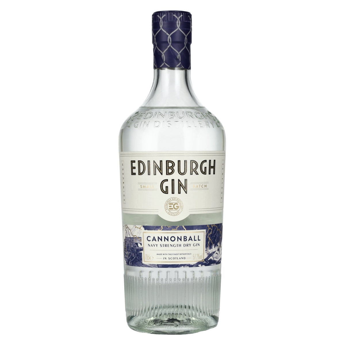 Edinburgh Gin CANNONBALL Navy Strength Gin 57.2% ABV 0.7l