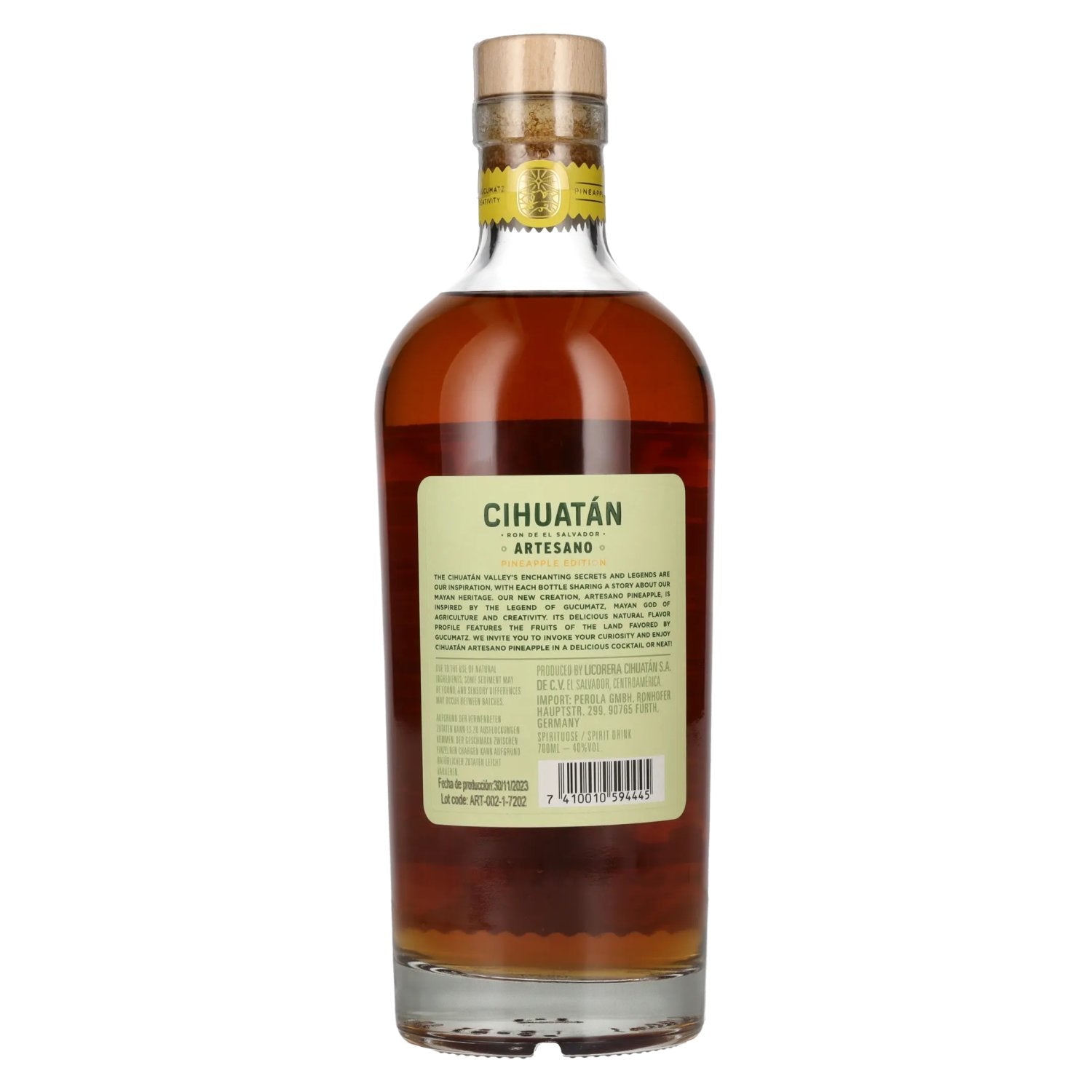 Cihuatán ARTESANO PINEAPPLE Spirit 40% Vol. 0,7l