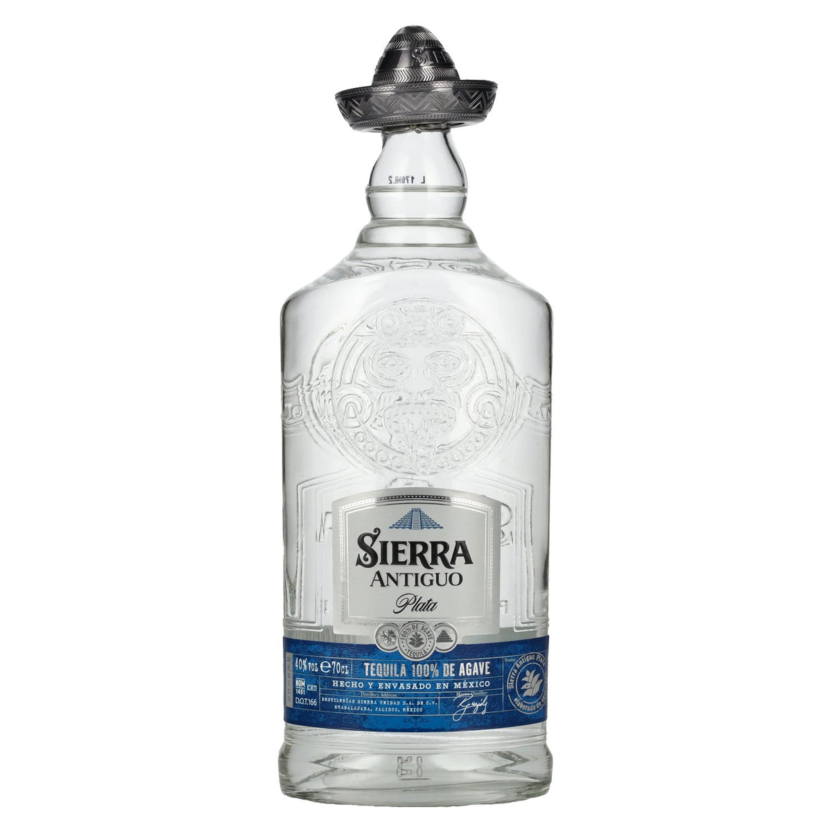 Sierra Tequila Antiguo Plata 100% Agave 40% ABV 0.7l