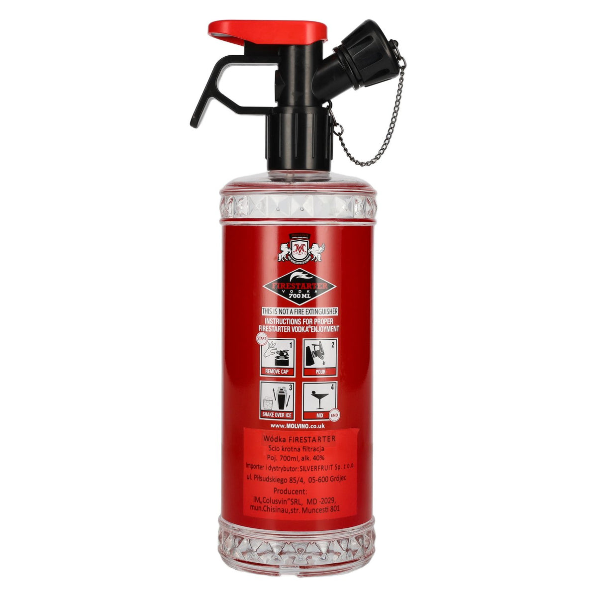 Vodka Firestarter 40 % vol. 0,7 l
