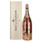 Moët &amp; Chandon N.I.R. Nectar Imperial Rosé Dry Luminous Edition 12% vol. 3 l in houten kist