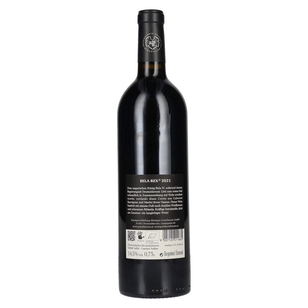 Gesellmann Bela Rex 2021 14,5% vol. 0,75 l