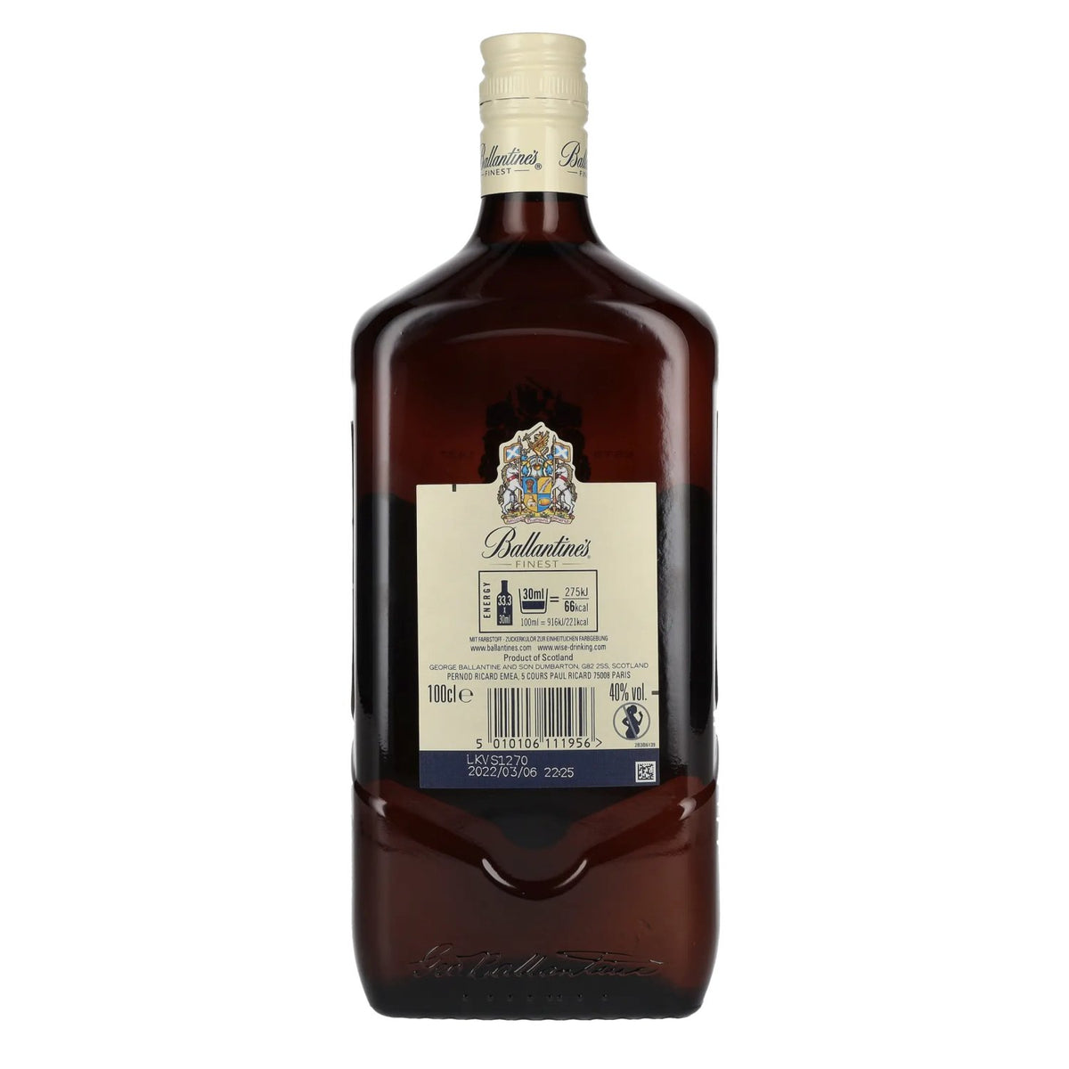 Ballantine's FINEST, whisky écossais blended, 40 % vol., 1 l