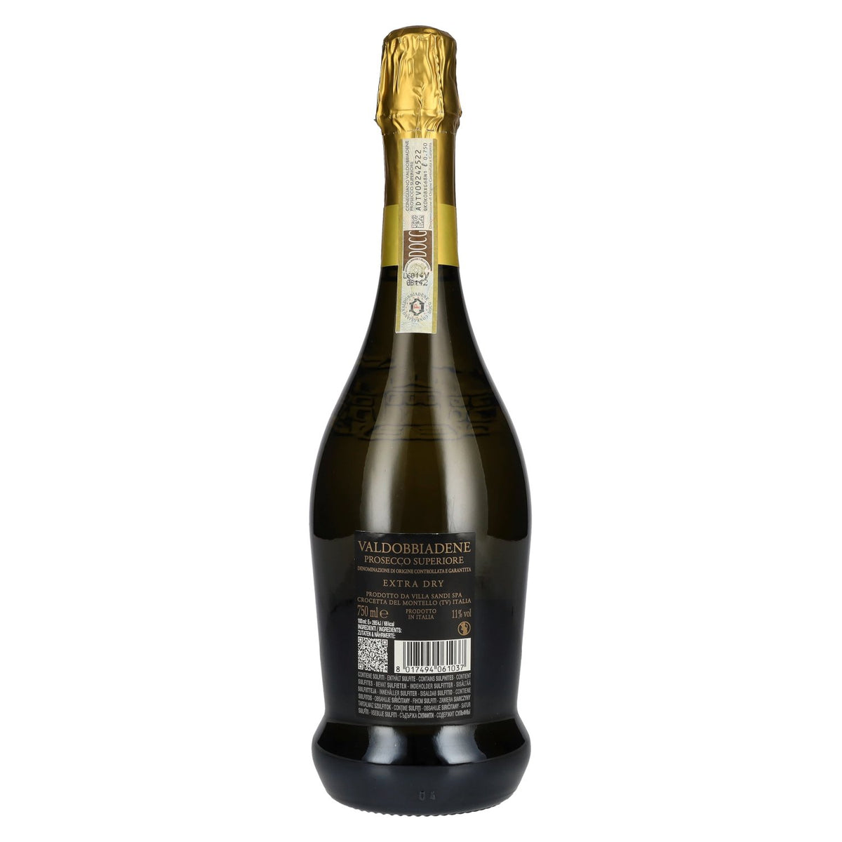 Villa Sandi Valdobbiadene Prosecco Superiore Extra Dry DOCG 11 % vol. 0,75 l