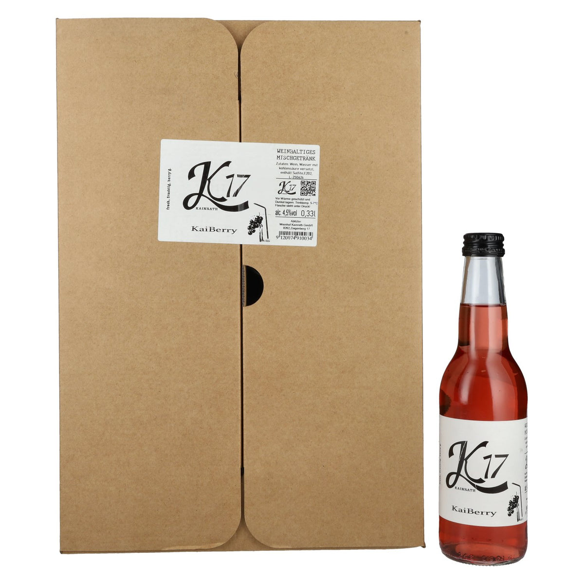 K17 Kainrath KaiBerry Spritzer 4,5 % vol. 24 x 0,33 l