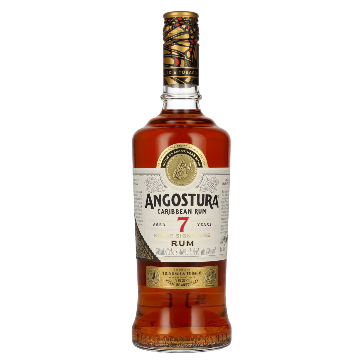 Angostura 7 Years Old House Signature Caribbean Rum 40% vol. 0,7 l