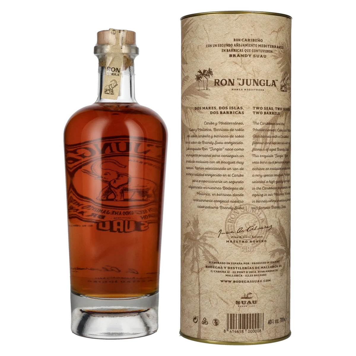 Ron Jungla 40 % vol., 0,7 l, dans un coffret cadeau