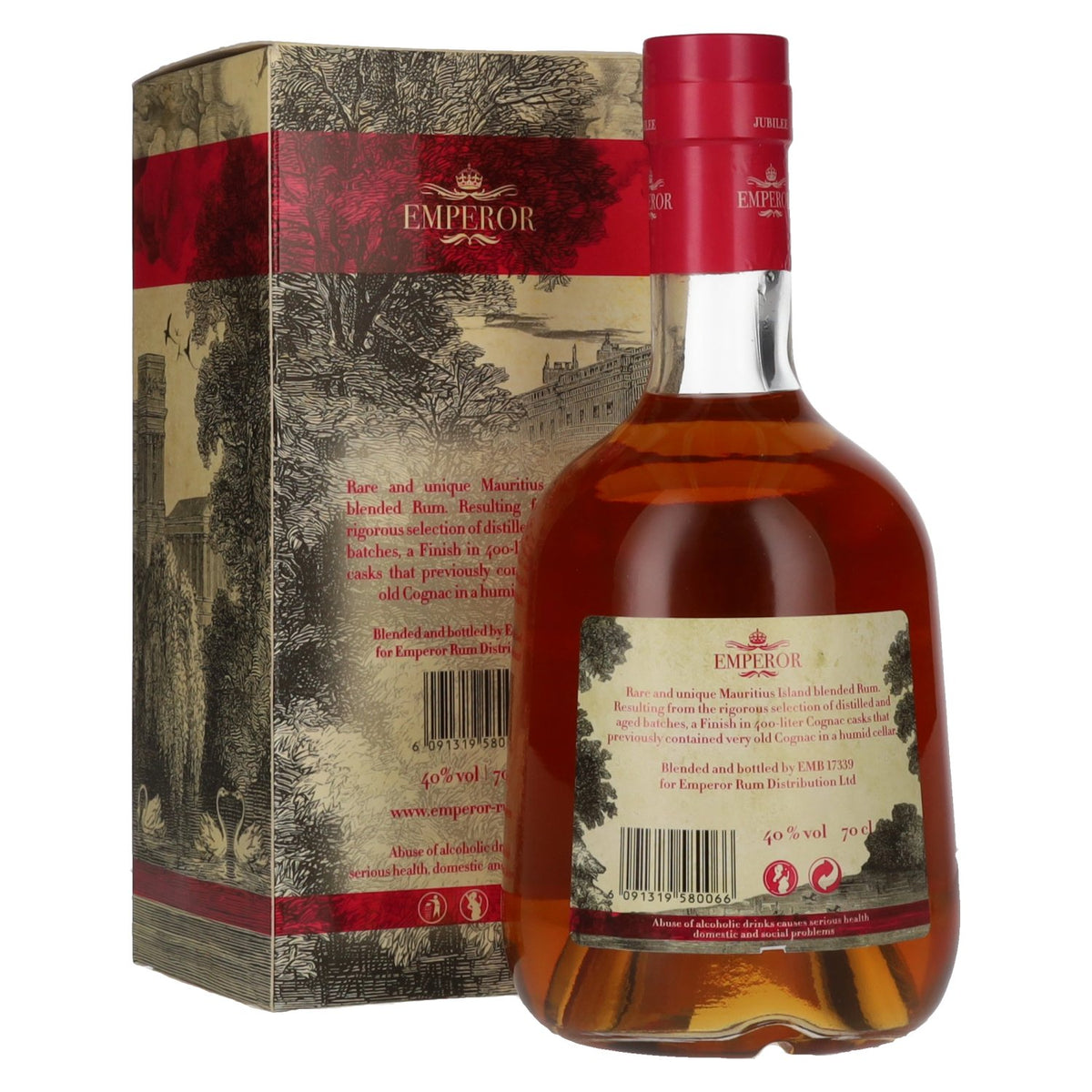 Emperor Mauritian Rum JUBILEE Pure Blend 40% vol. 0.7 l in a gift box