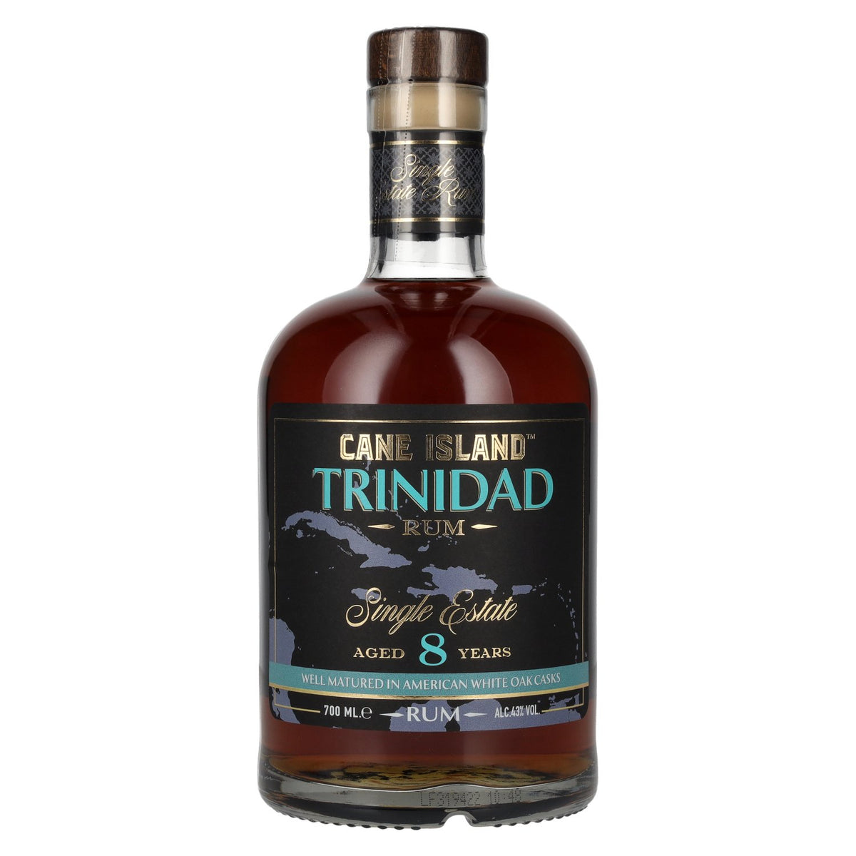 Cane Island Trinidad Rhum Single Estate 8 ans d'âge 43 % vol. 0,7 l