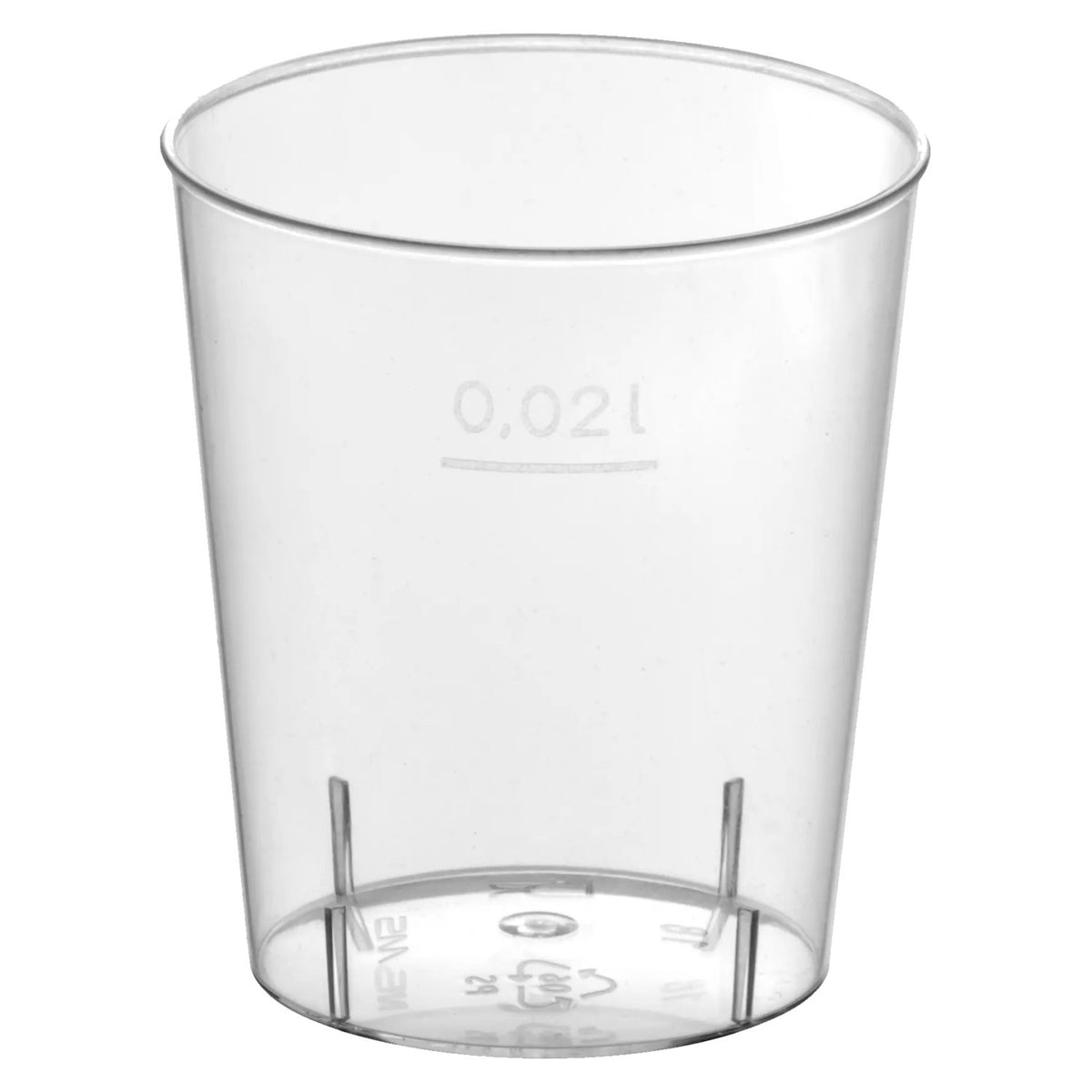 Glaasjes Stamperl GLASKLAR 2 cl, 40 stuks