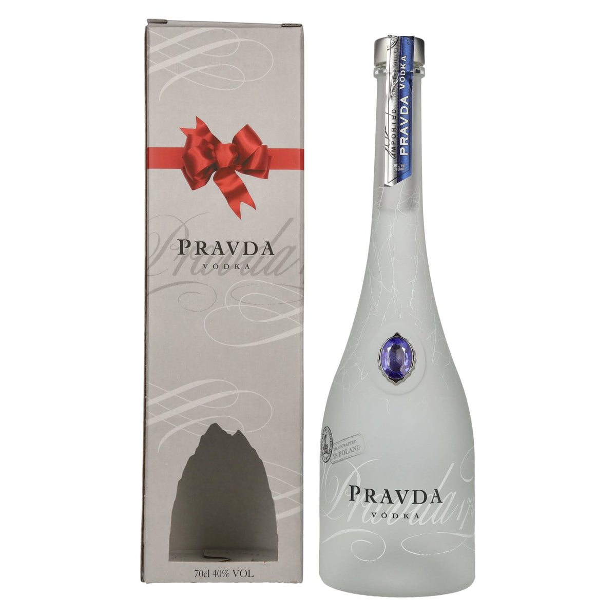 Pravda Vodka 40% vol. 0,7 l in geschenkverpakking