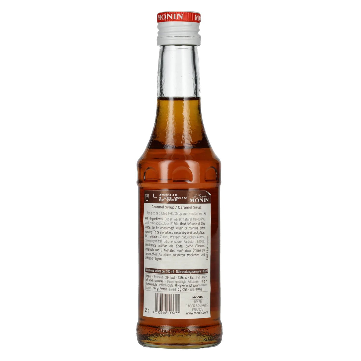 Monin KARAMEL-siroop 0,25 l
