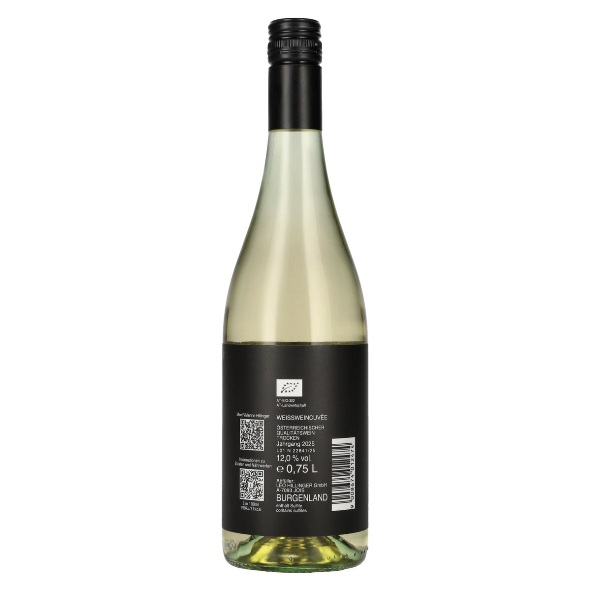 Hillinger Vv White 2025 12% vol. 0,75 l