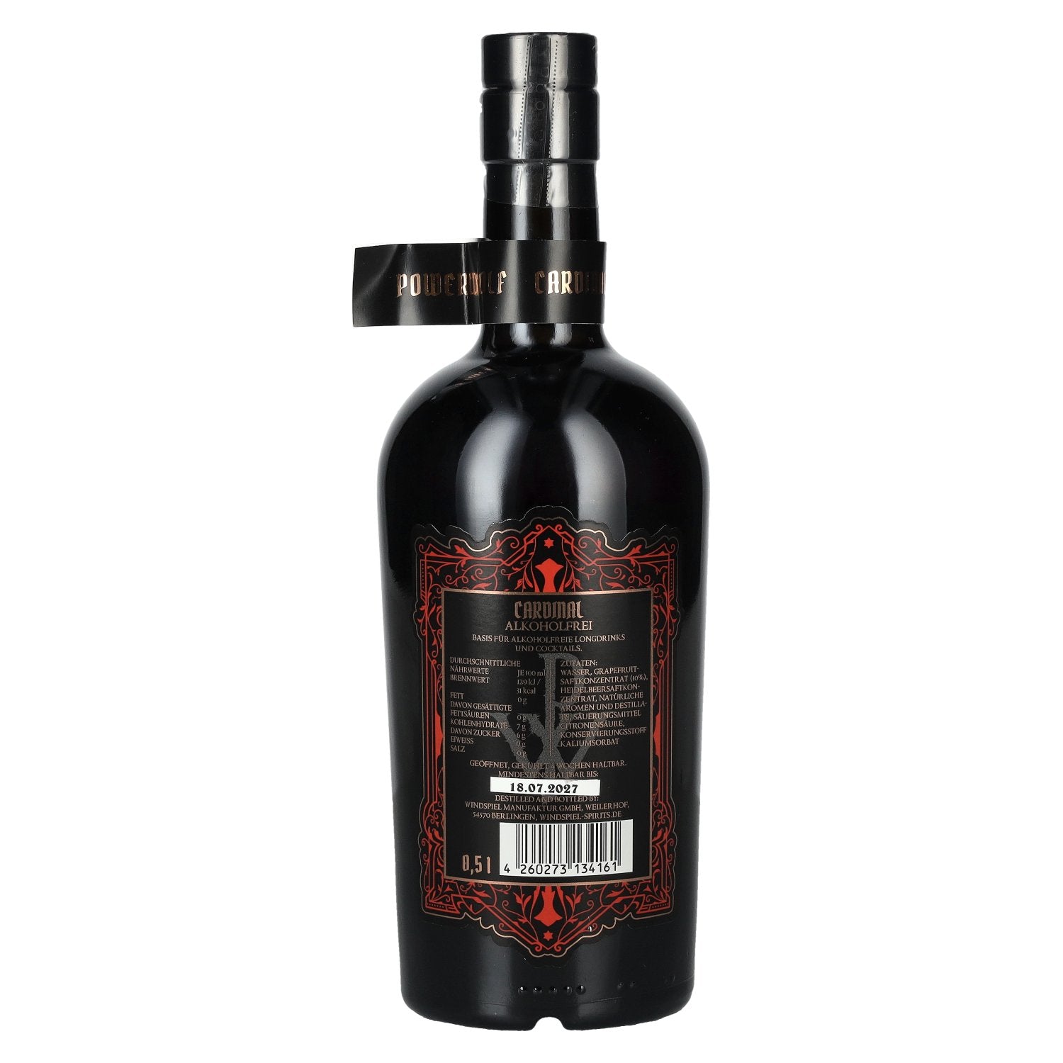 Windspiel PW Powerwolf Cardinal Forbidden Grapefruit sans alcool 2025 0,5l