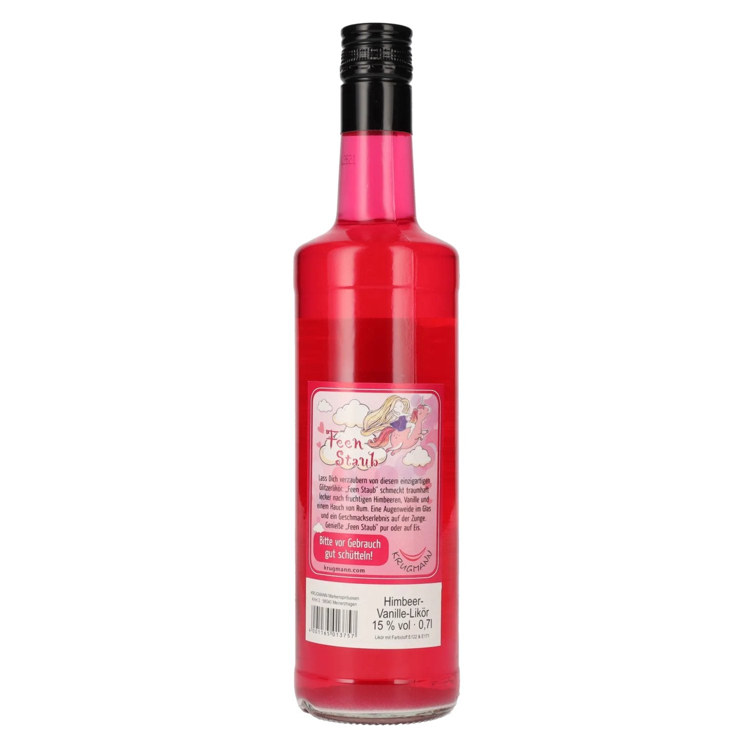 Krugmann FEEN STAUB Raspberry Vanilla Liqueur 15% Vol. 0.7l