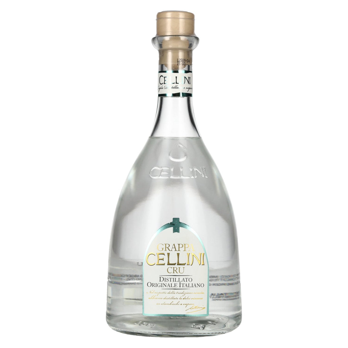 Cellini Grappa Cru Bianca 38% vol. 0,7 l
