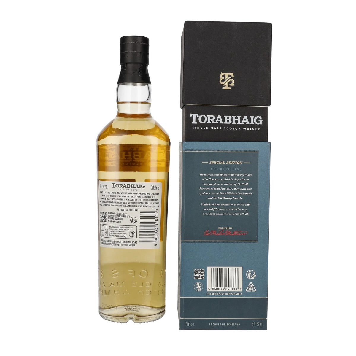 Torabhaig ALLT GLEANN The Legacy Series BATCH STRENGTH Single Malt 61,1% vol. 0,7 l in geschenkverpakking